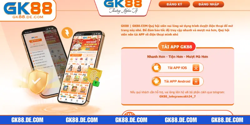 Các bước tải app GK88 đơn giản