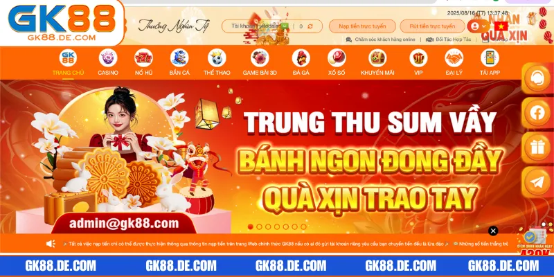 Giới thiệu về GK88: Sự vượt trội hiếm sòng bạc bào sánh kịp